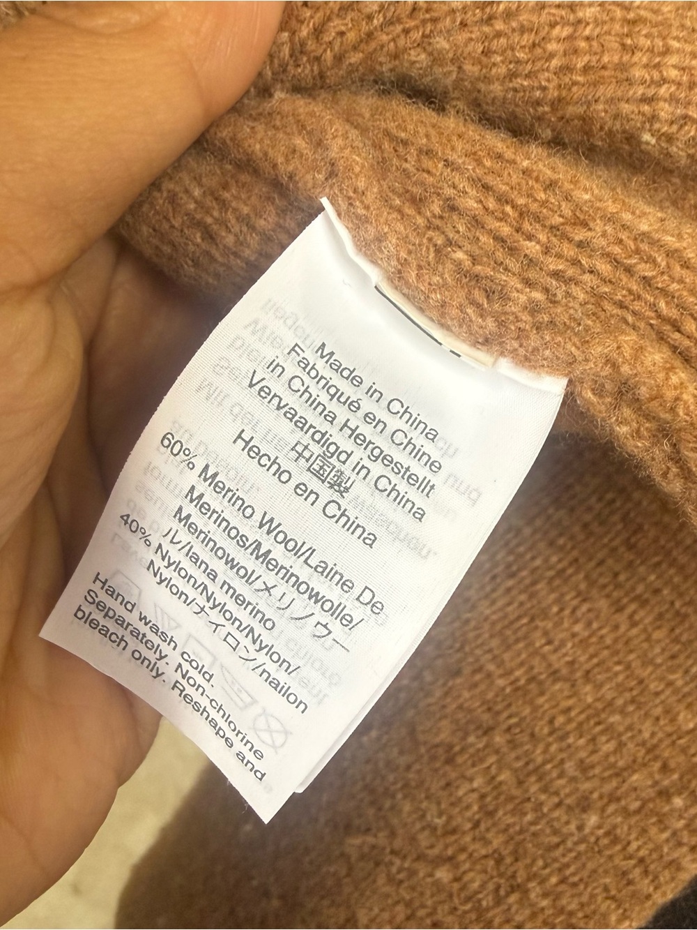 Madewell Spencer Sweater-Coat Heather Caramel Merino Wool Blazer Cardigan XS - Picture 3 of 6